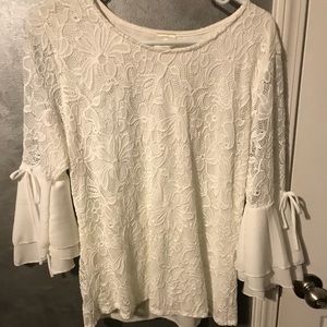 White lace top